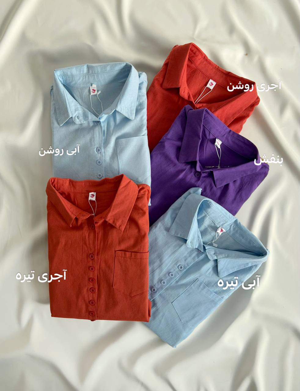 شومیز ساده جلو دکمه کد 2714