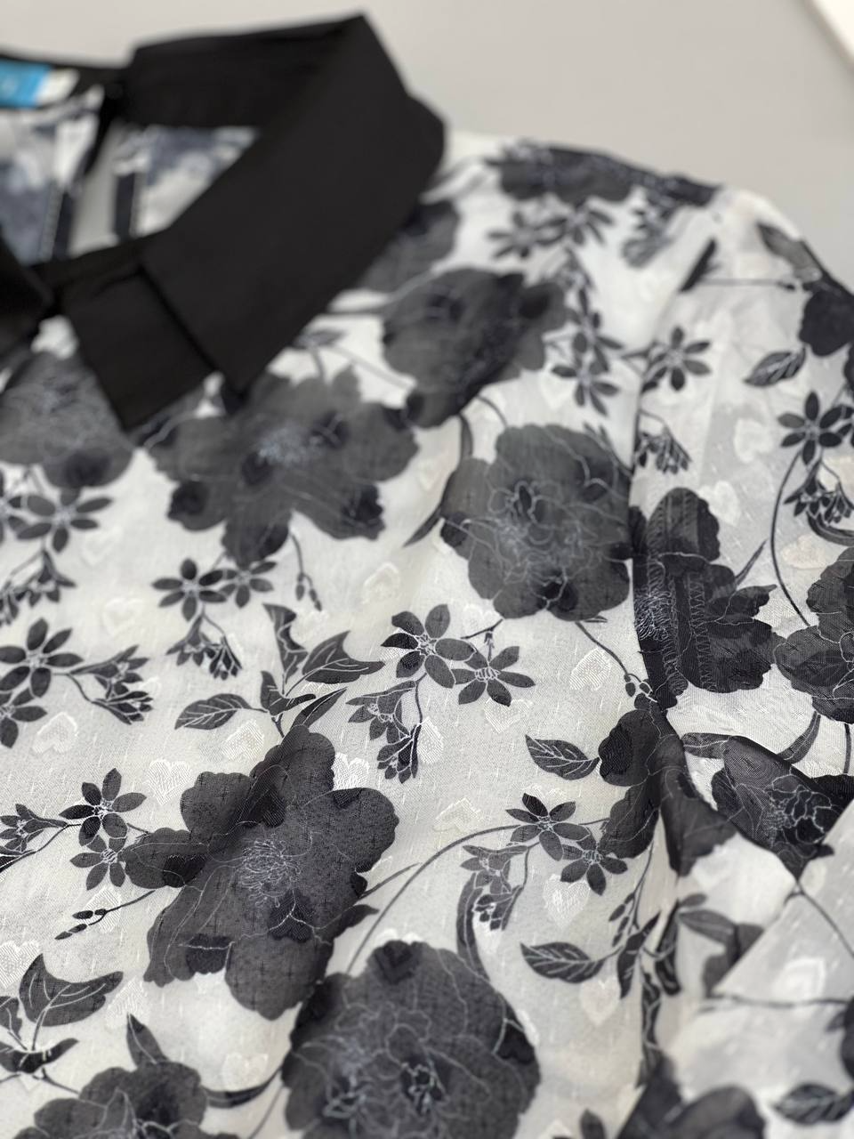 شومیز حریر آستردار کد 2721