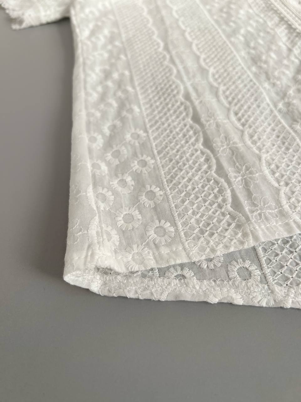 شومیز تمام خامه دوزی کد 2723