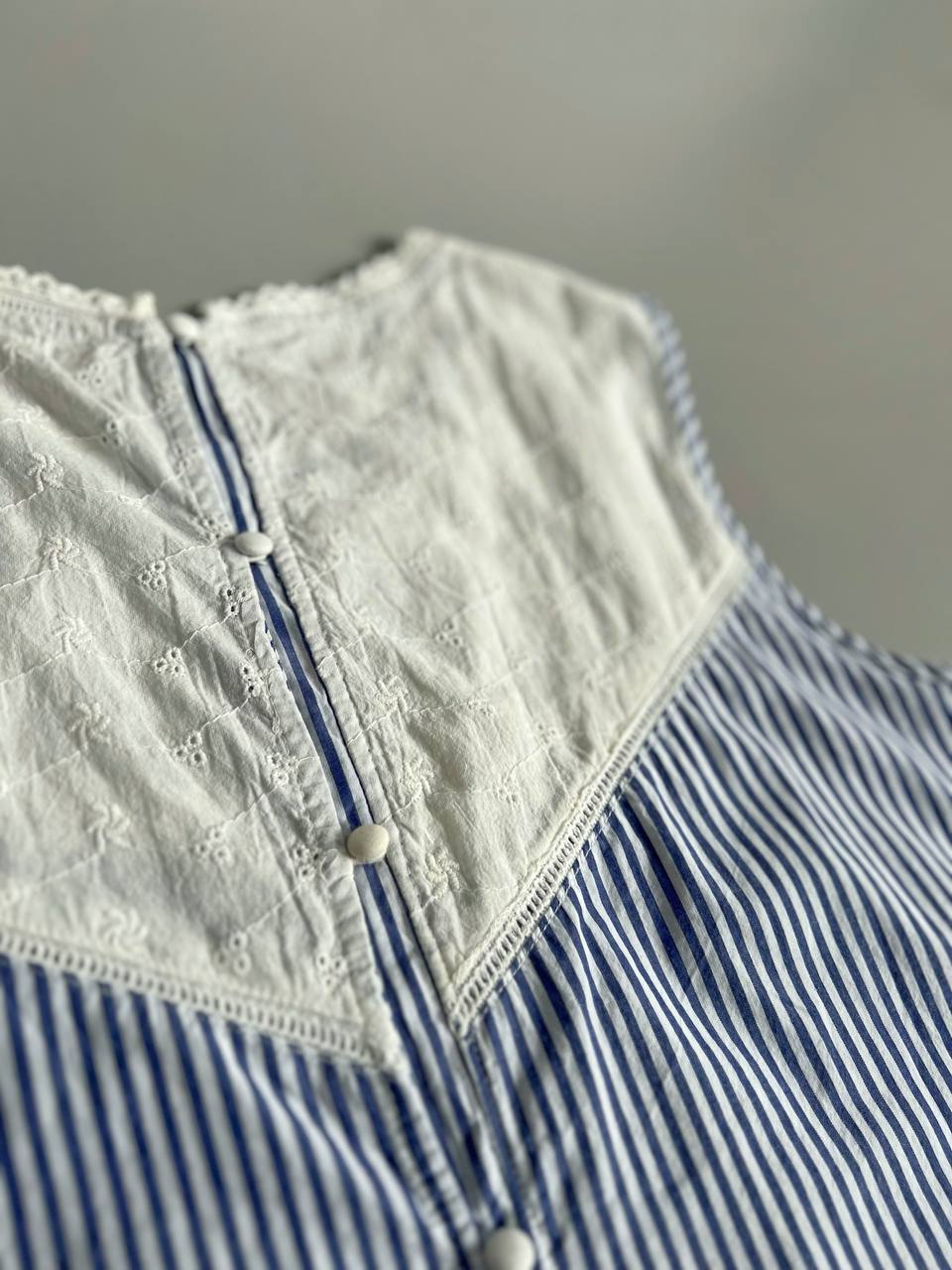 تاپ کتان نخ خامه دوزی کد 2726