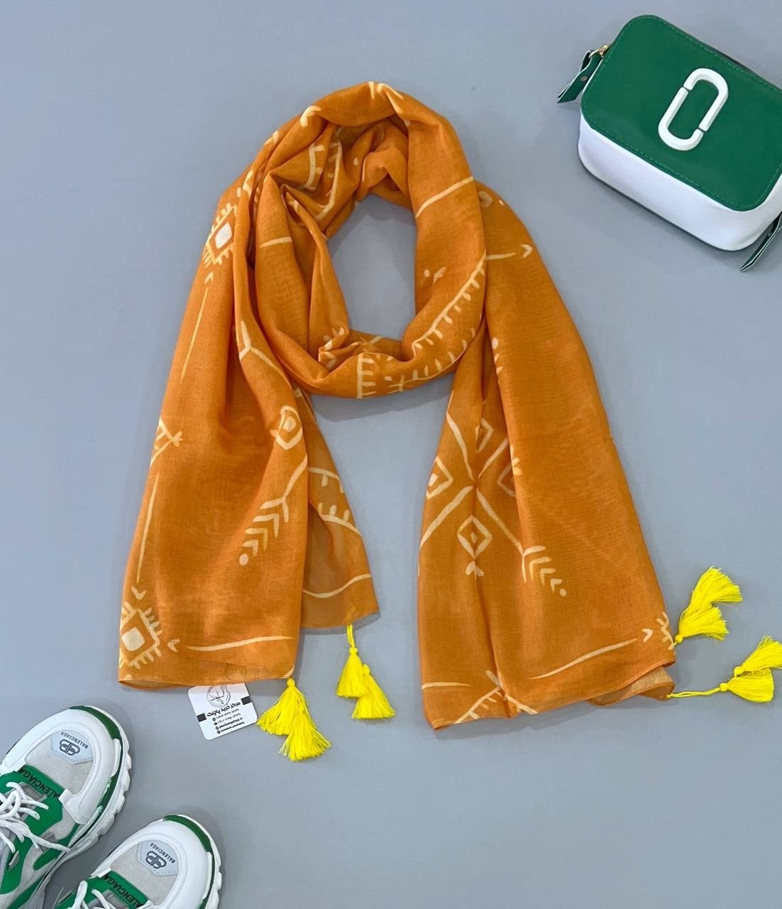 شال تمام نخ رومی کد 2732