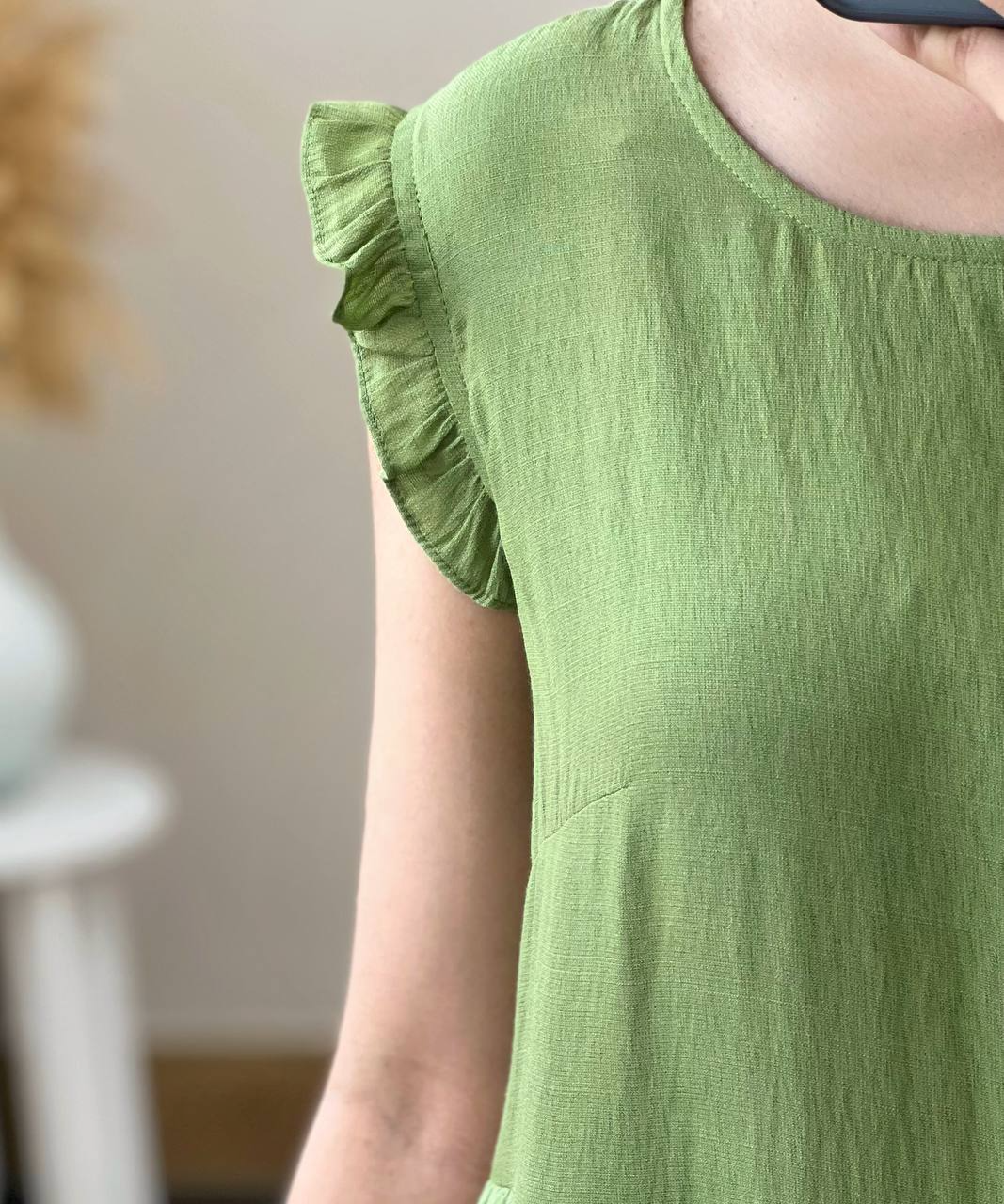 پیراهن لینن + خامه دوزی کد 2742