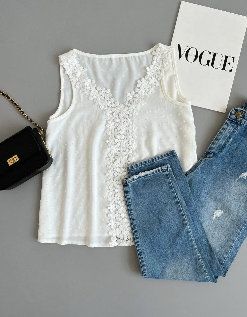 تاپ کرپ نخ اشکی کد 2743