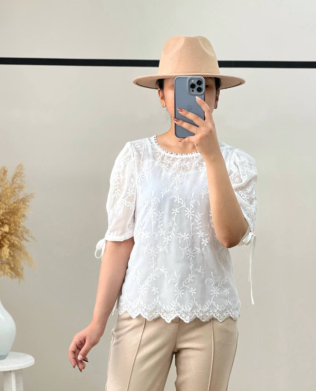 شومیز تمام گلدوزی کد 2756