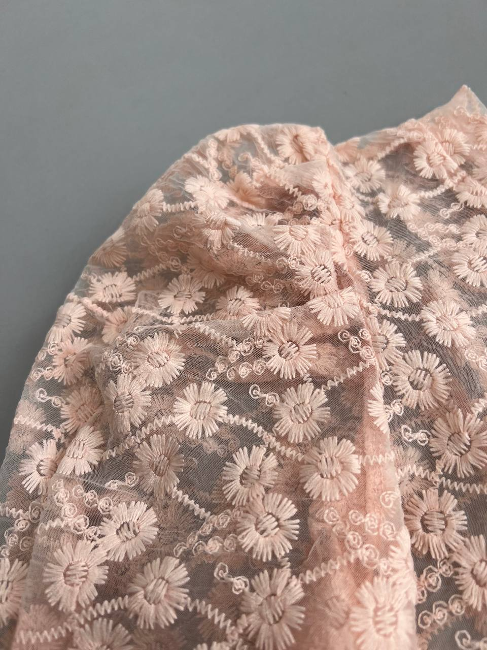 شومیز آستین پف تمام گلدوزی کد 2759