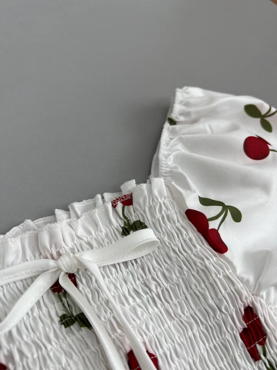 شومیز آستین پف آلبالو کد2765