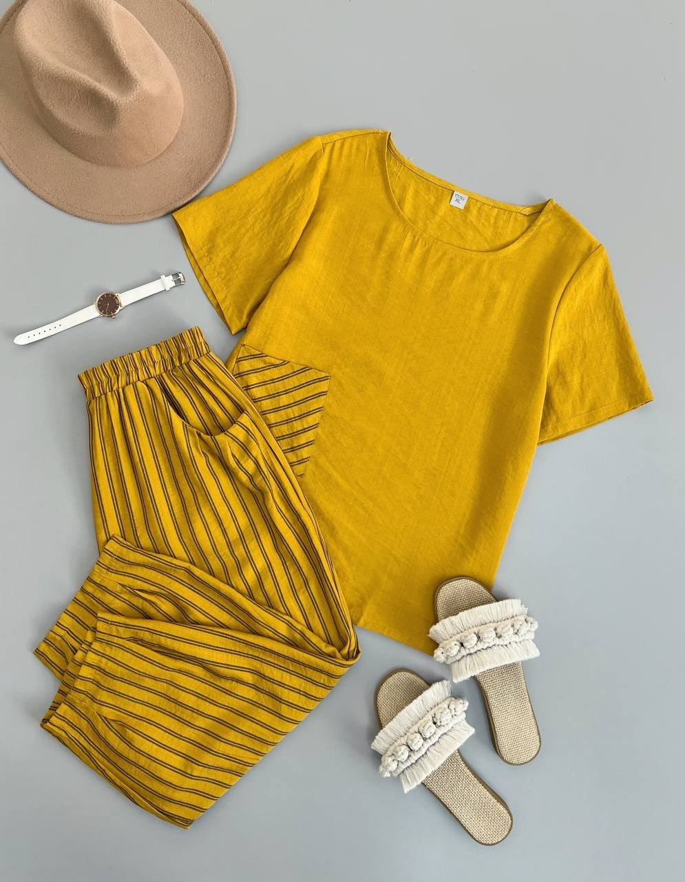 ست شومیز و شلوار راه راه کد 2772