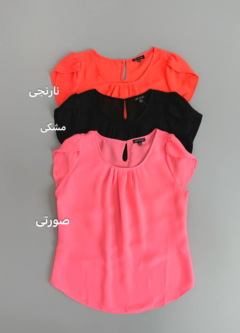 تاپ کرپ حریر آستین لاله 2 کد 2781