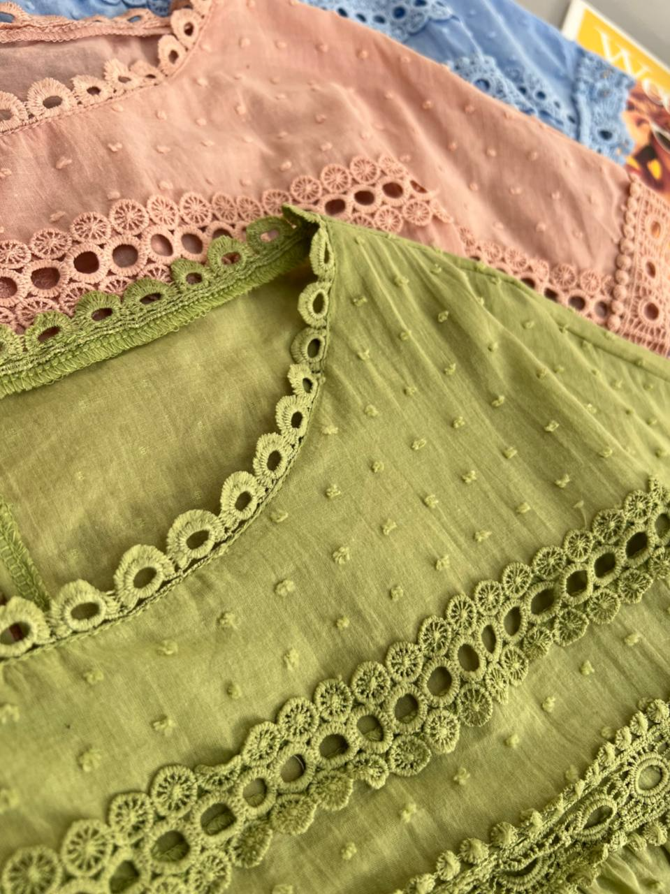 شومیز نخ خالخالی کد 2783