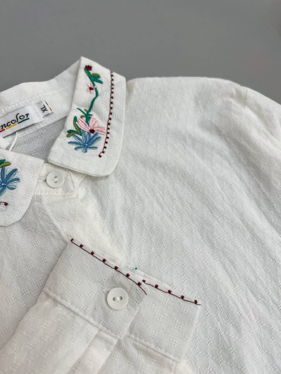 شومیز کنف یقه گلدوزی کد 2793