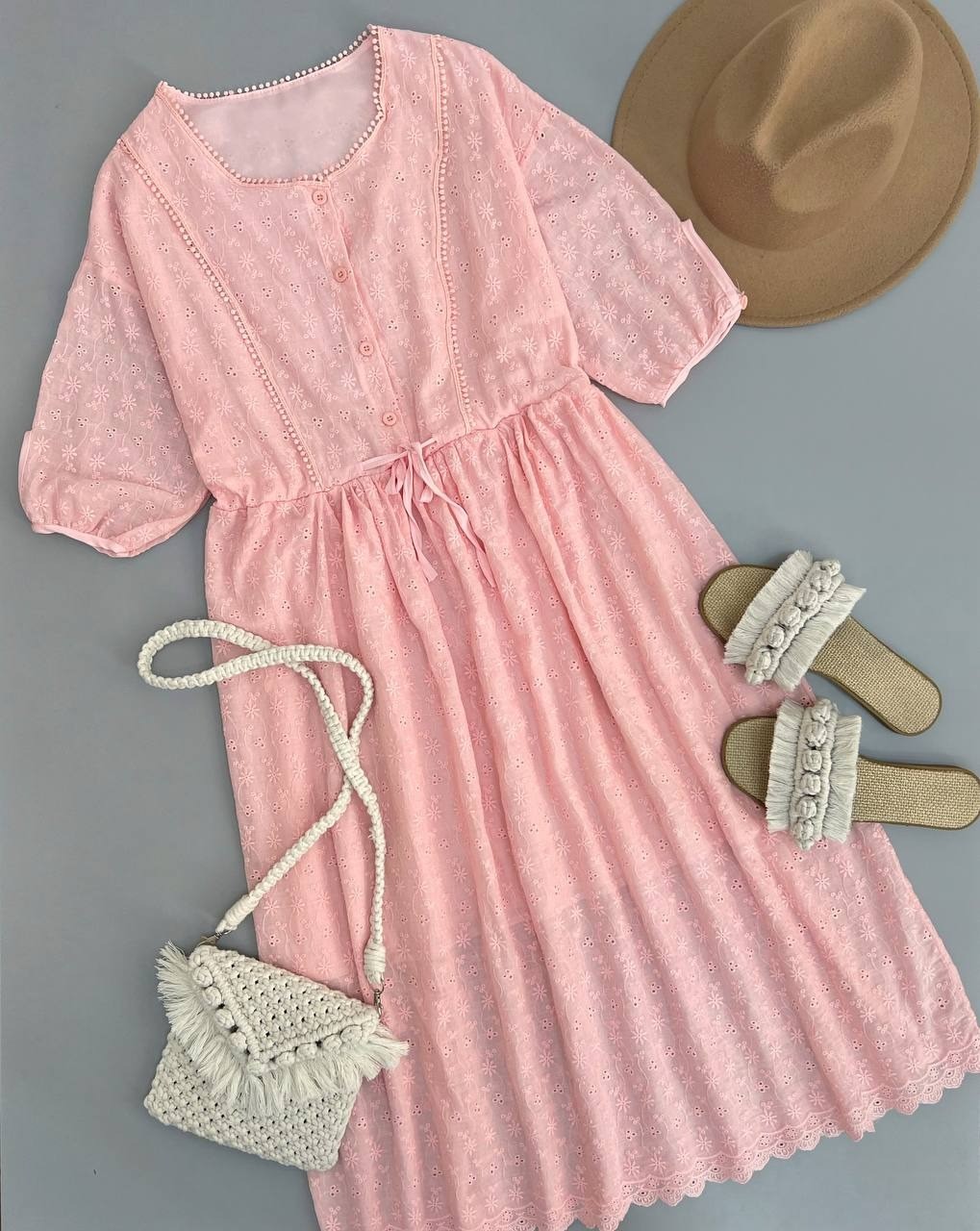 پیراهن خامه دوزی استر دار کد 2794