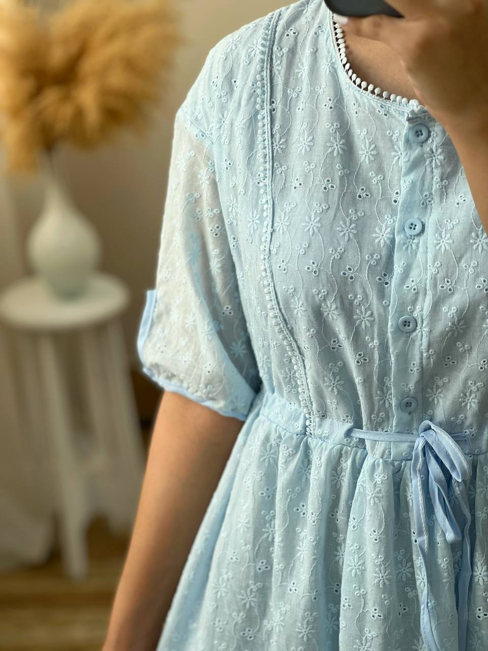 پیراهن خامه دوزی استر دار کد 2794