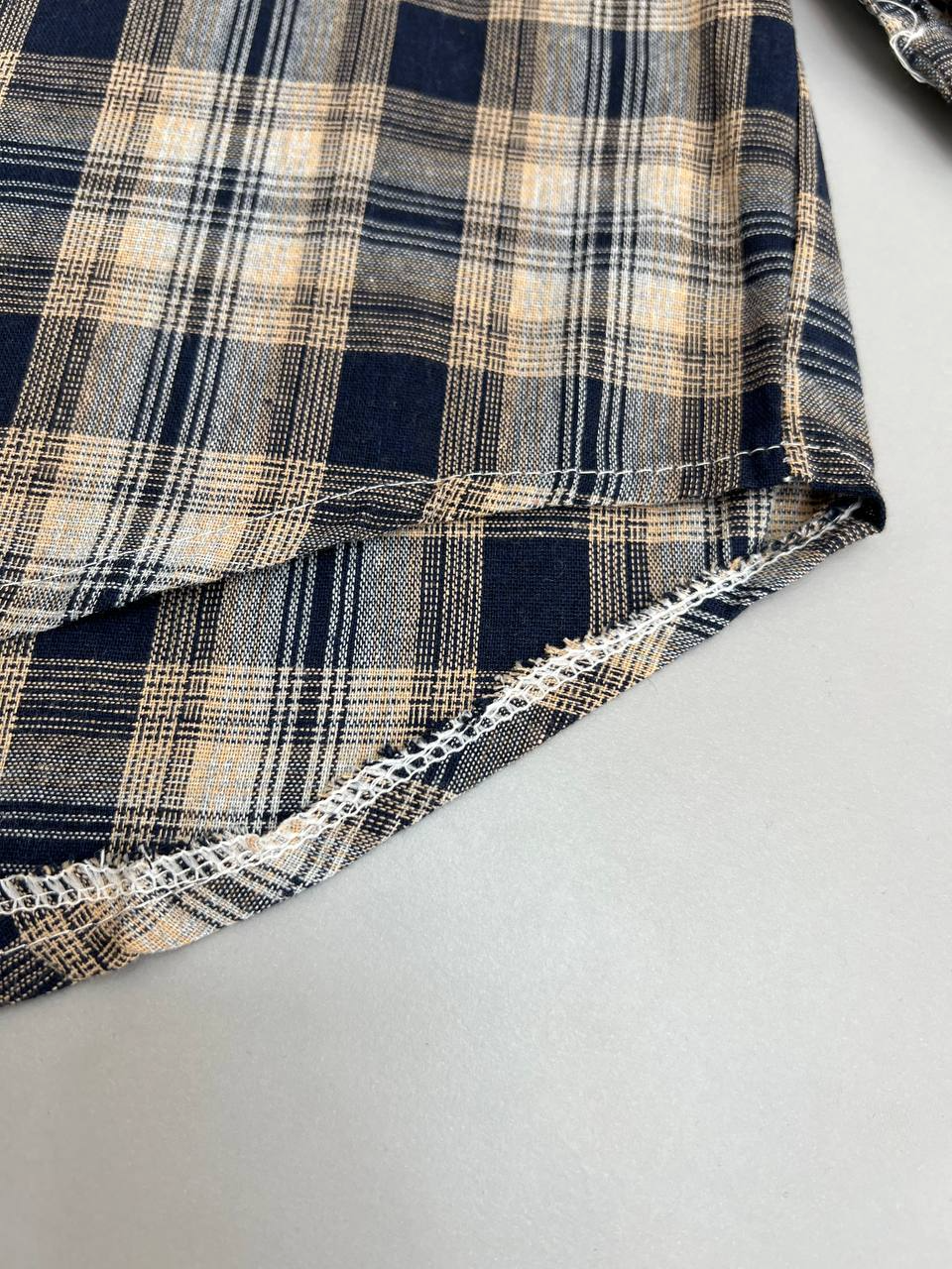 شومیز نخ چهارخونه کد 2797