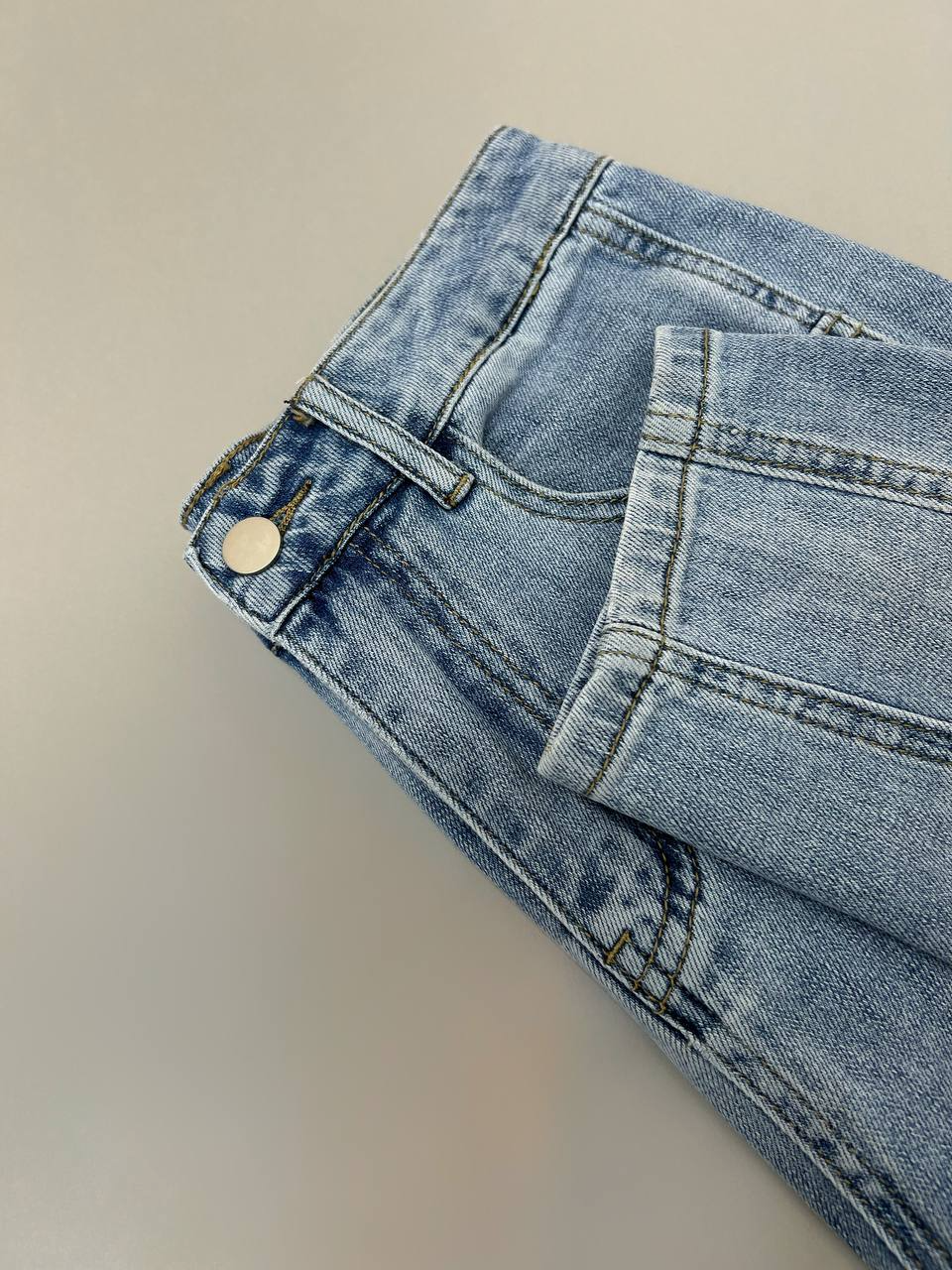 شلوار مام فیت جین کد 2805