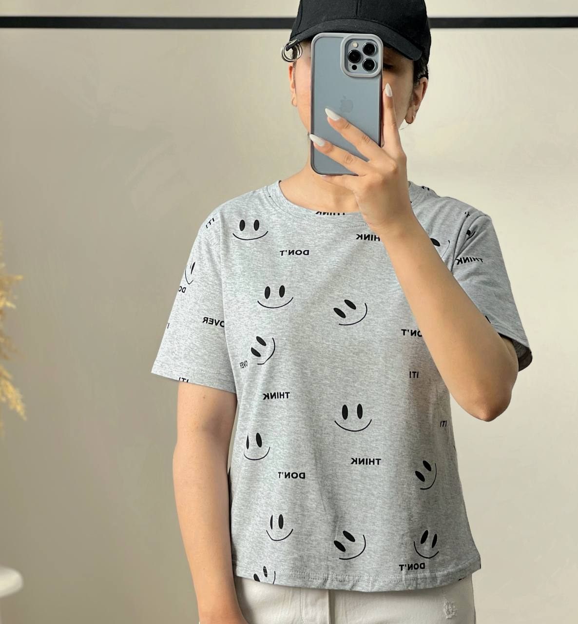 تیشرت نخ و پنبه لبخند کد 2806