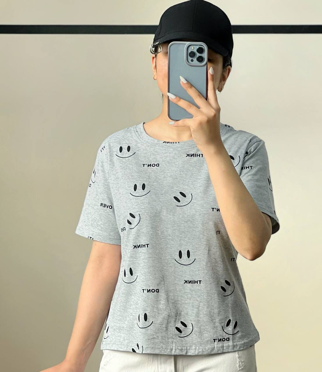 تیشرت نخ و پنبه لبخند کد 2806