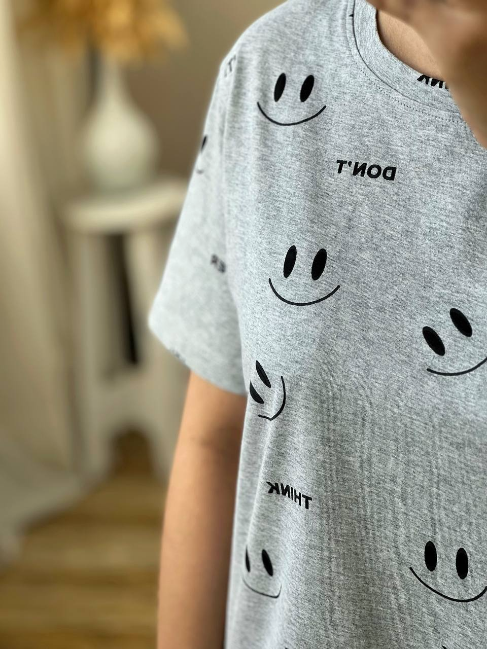 تیشرت نخ و پنبه لبخند کد 2806
