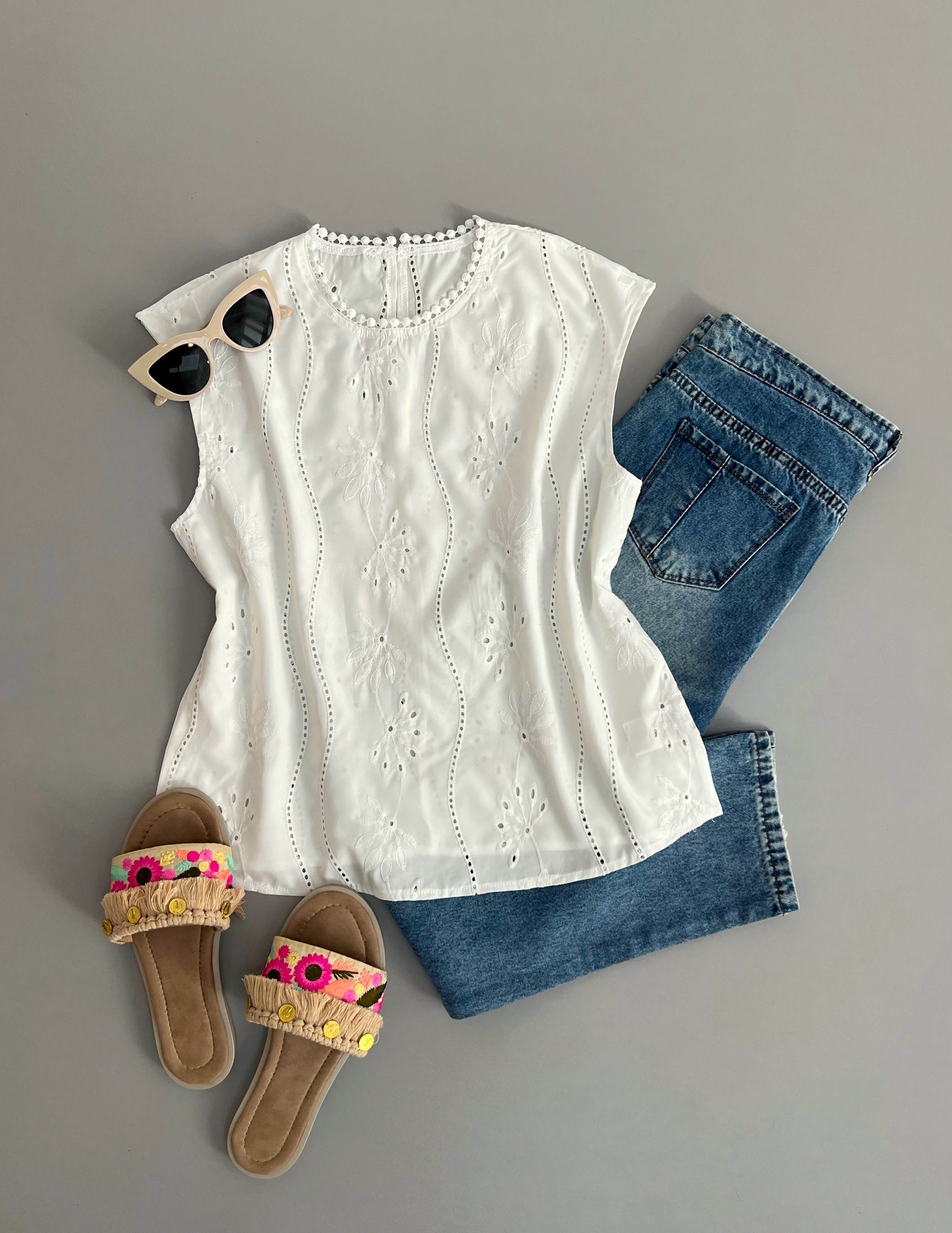 شومیز کرپ خامه دوزی کد 2808