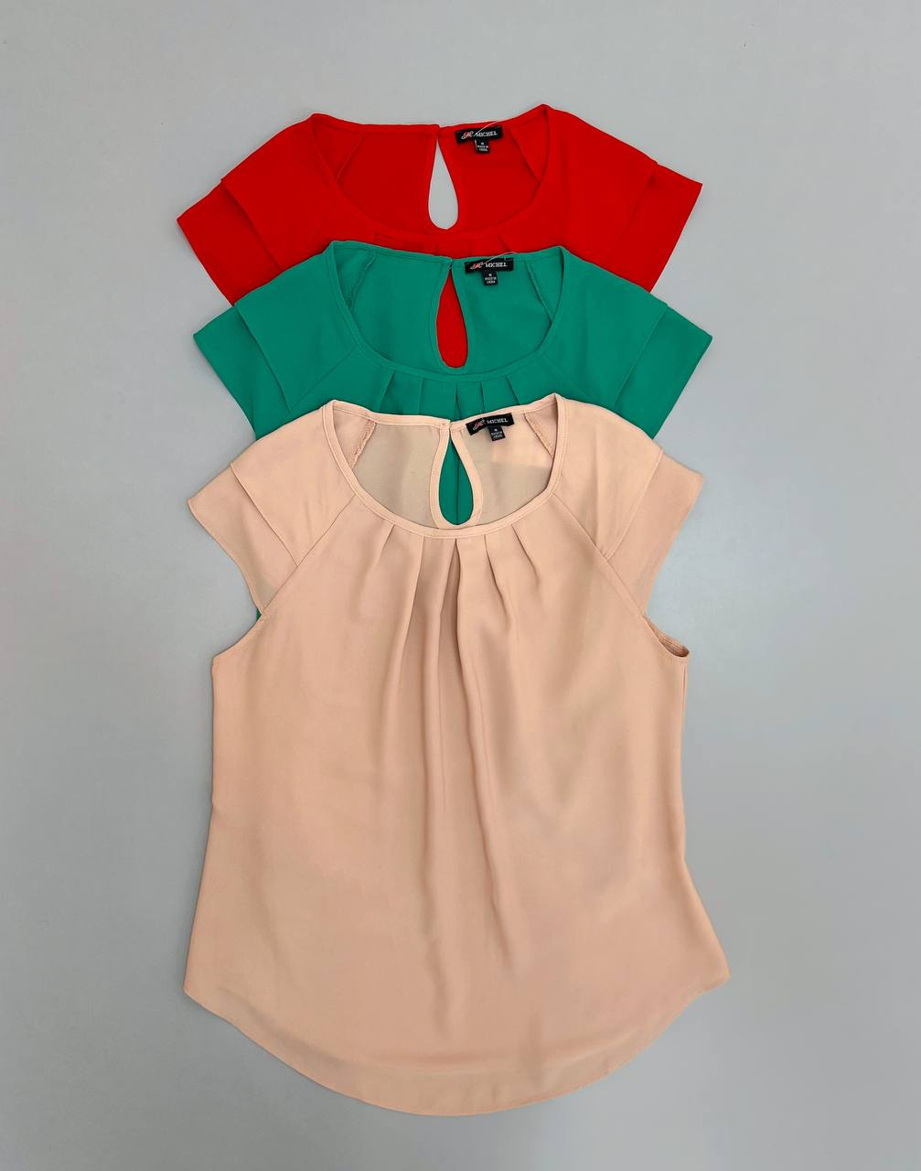 تاپ کرپ حریر آستین دو چین کد 2810