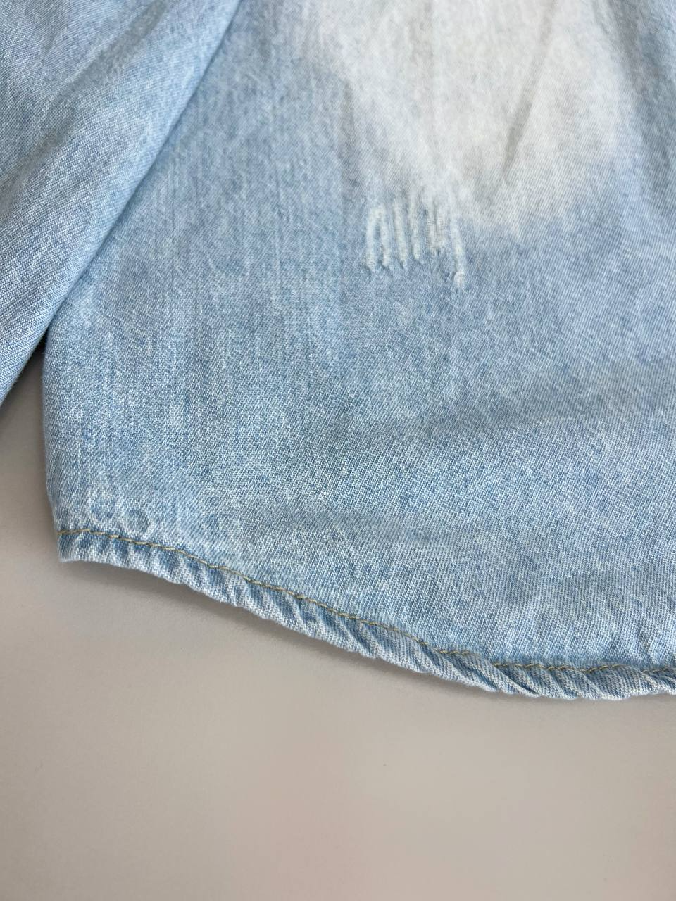 شومیز جین جلو دکمه کد 2813