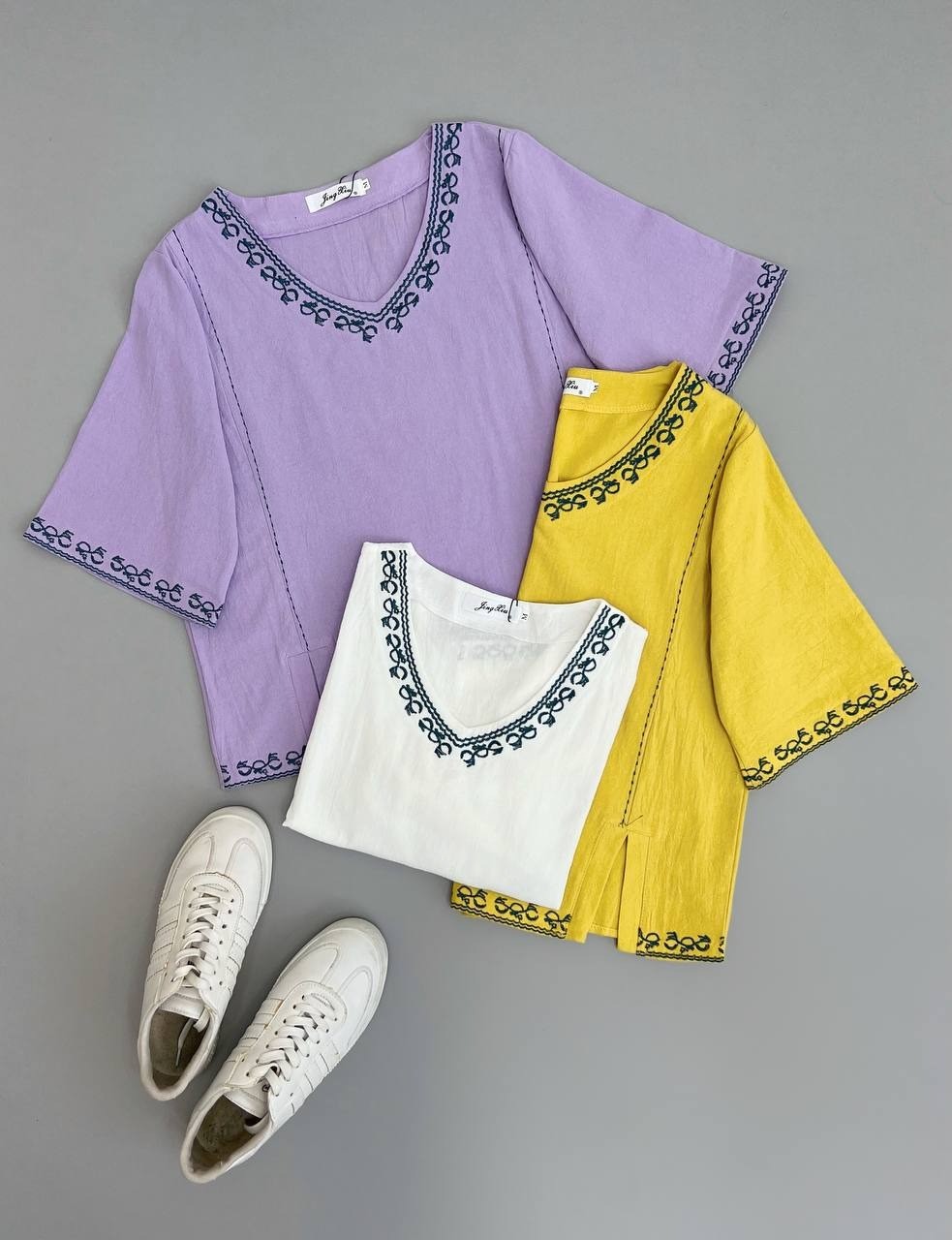 شومیز کنف گلدوزی شده کد 2816