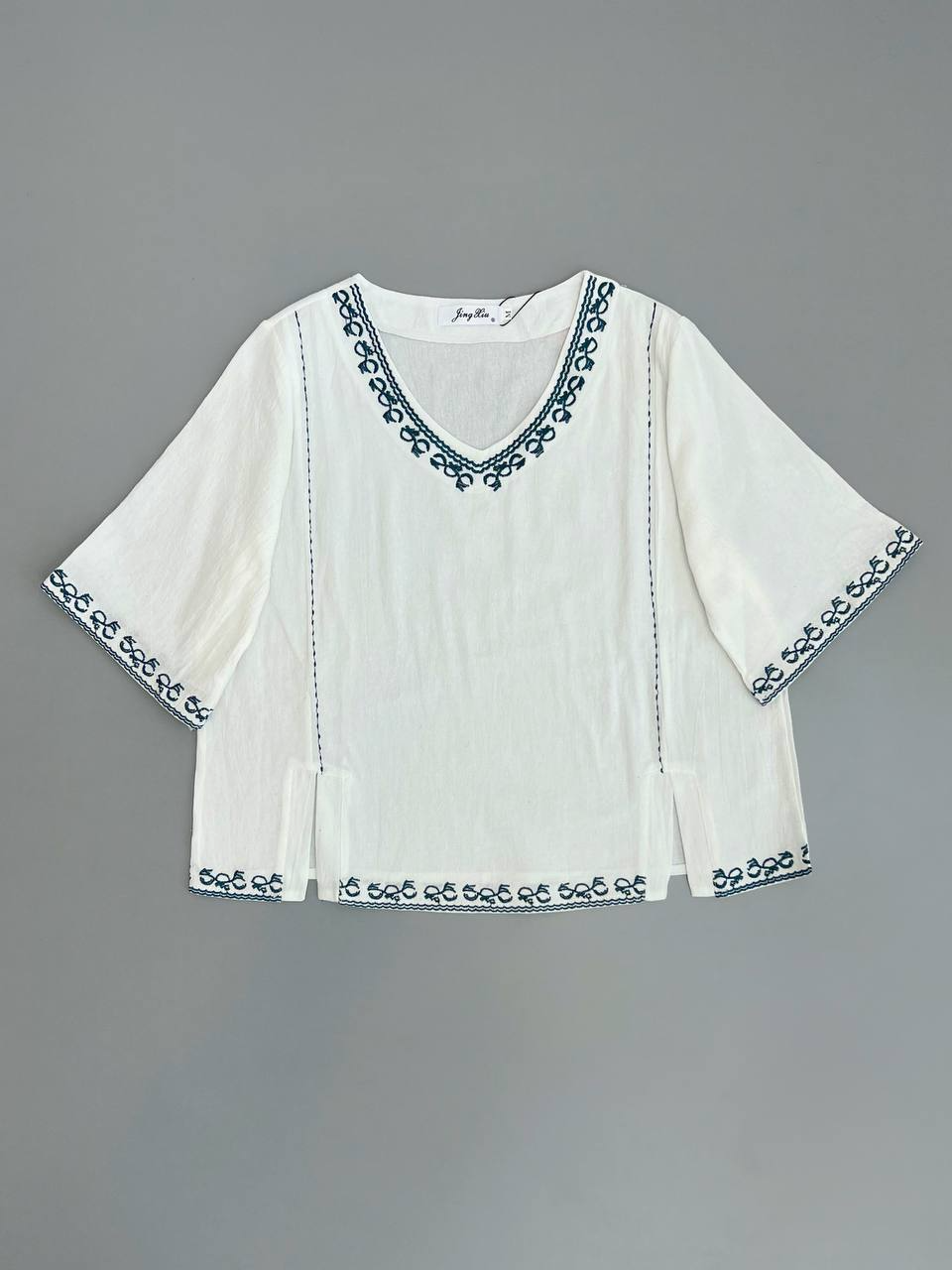 شومیز کنف گلدوزی شده کد 2816