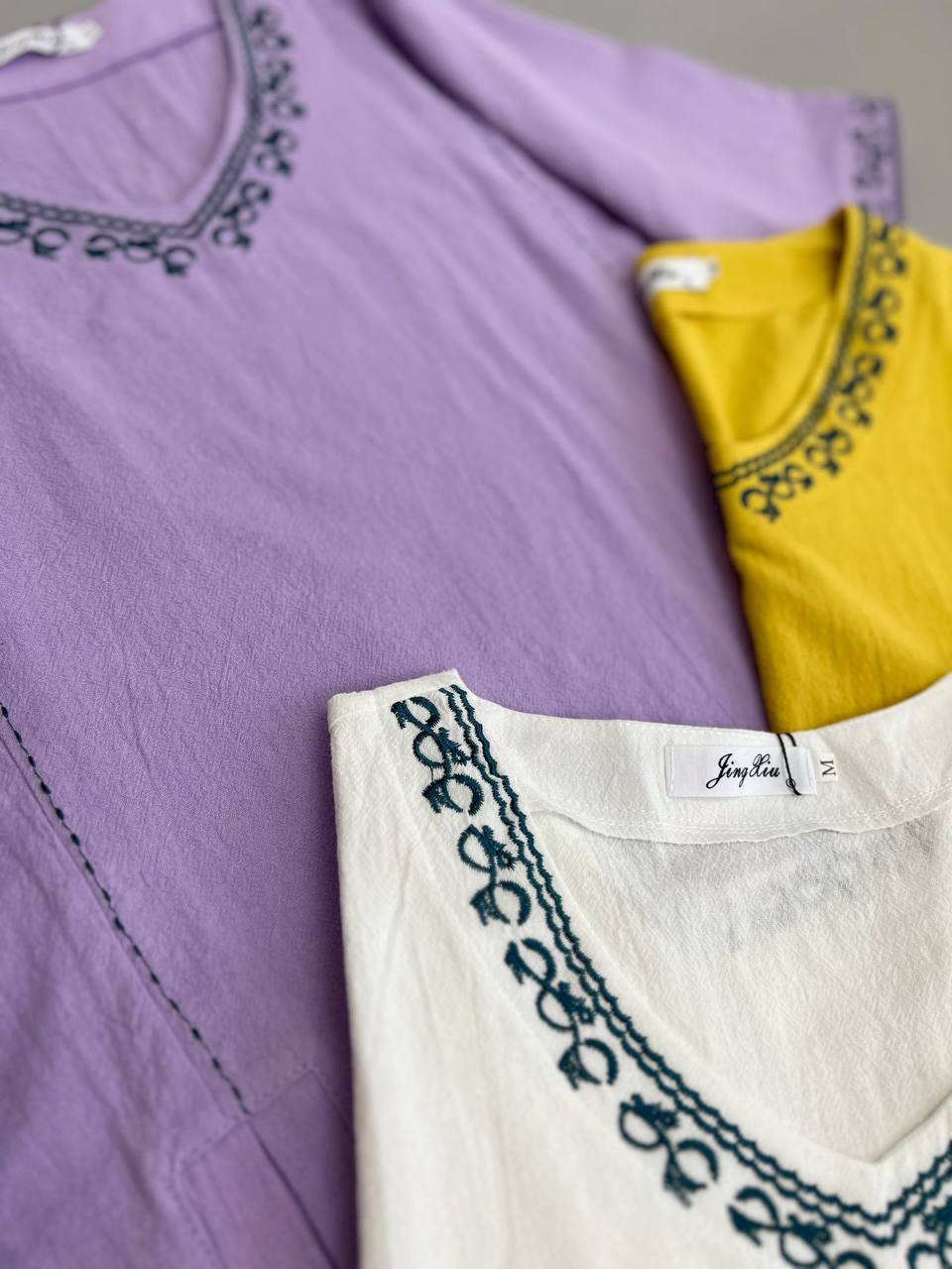 شومیز کنف گلدوزی شده کد 2816