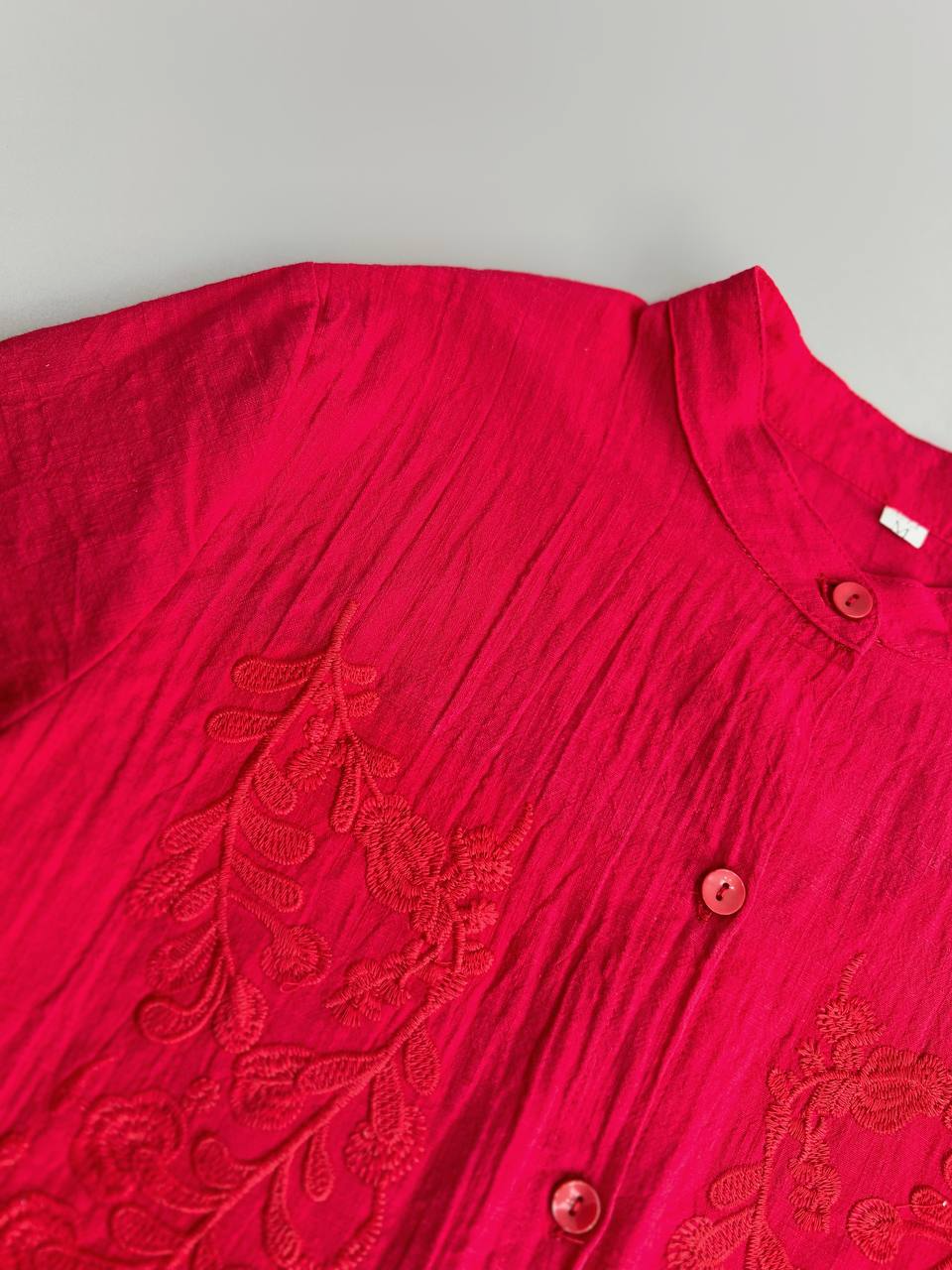 شومیز کنف گلدوزی شده کد 2834