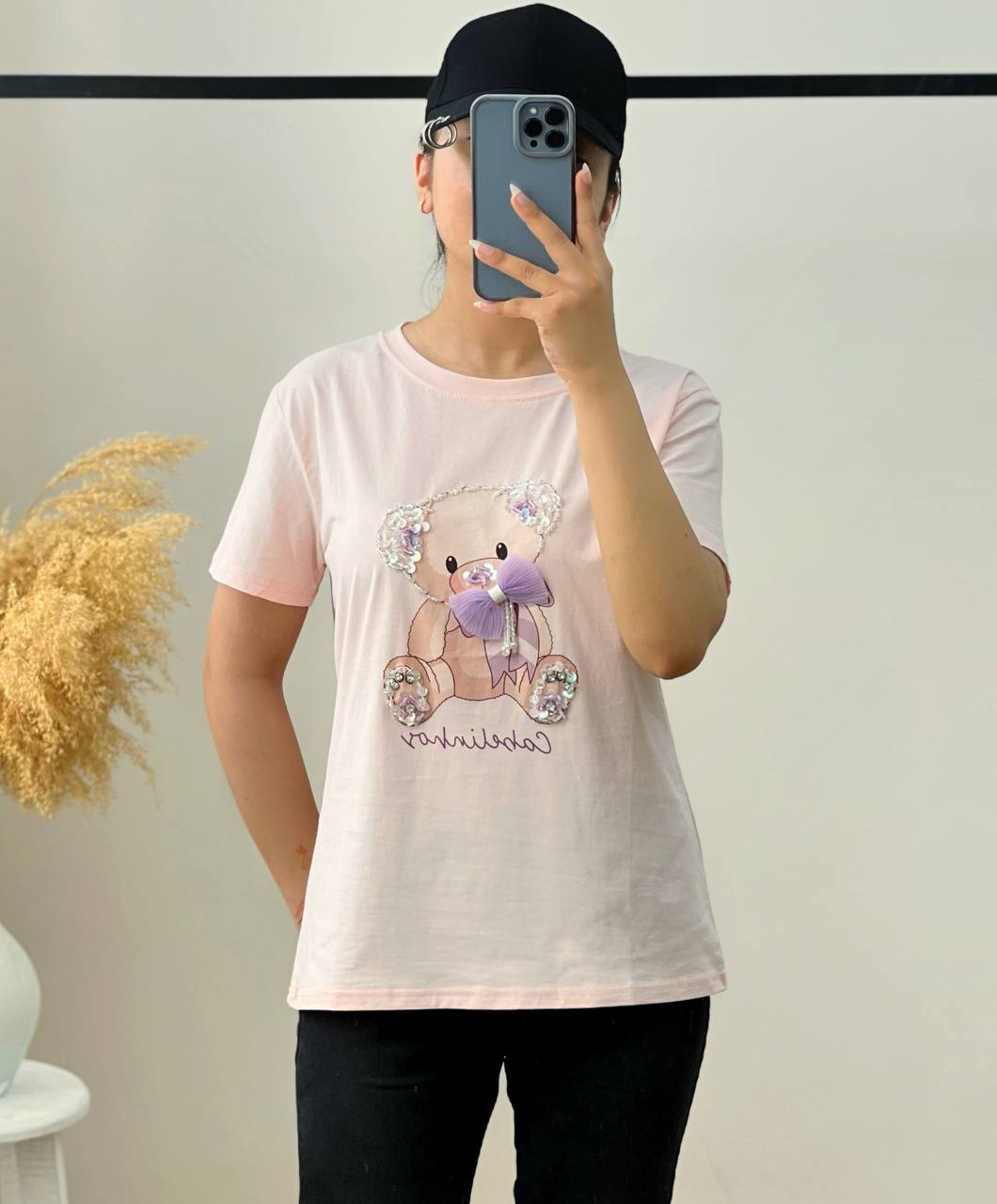 تیشرت خرسی کار شده کد 2839