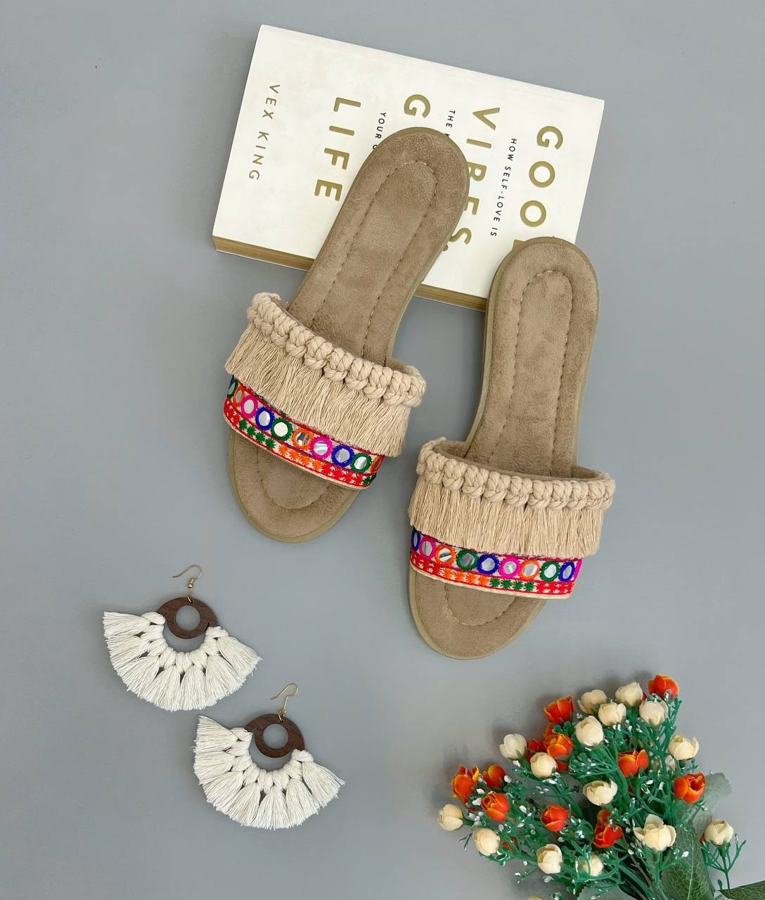 صندل مکرومه سنتی کد 2846