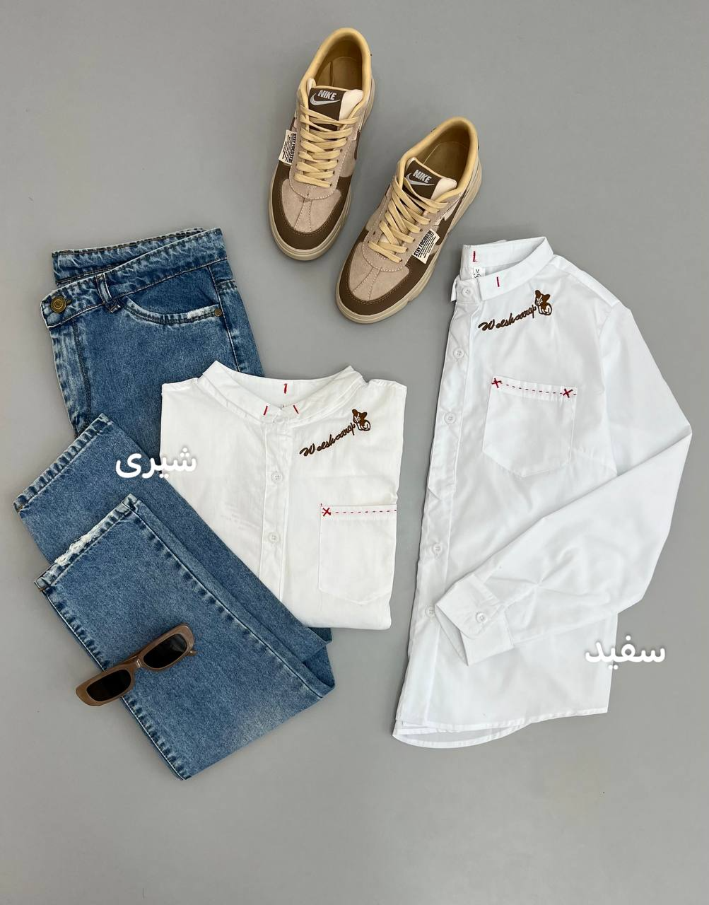 شومیز یقه دیپلمات کد 2849