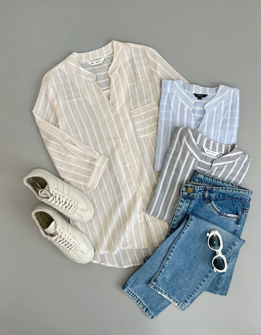 شومیز راه راه کد 2850