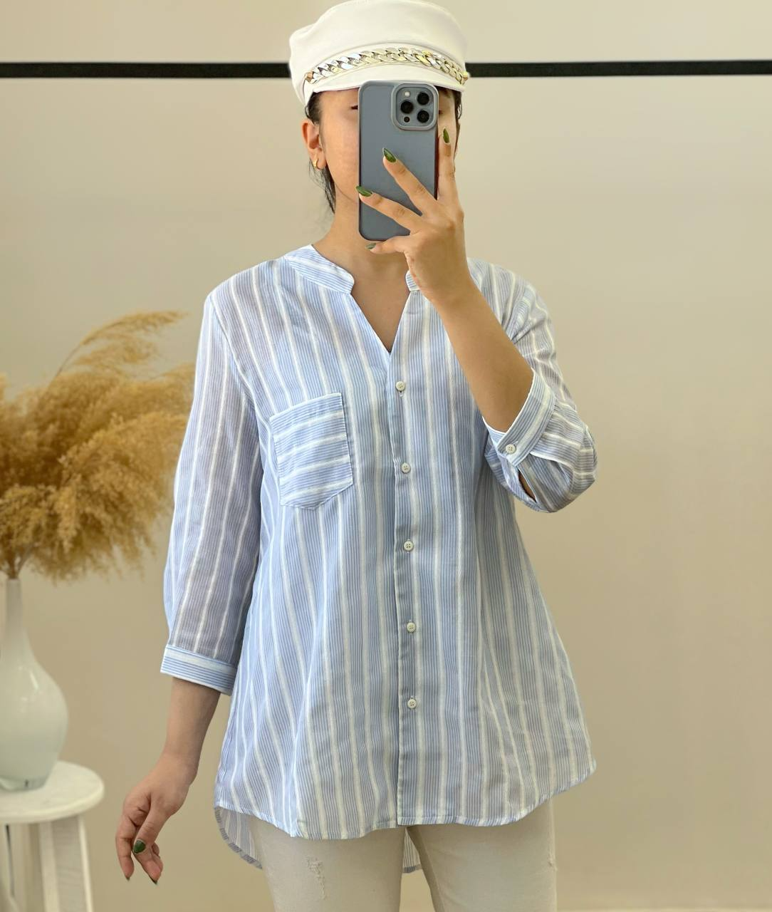 شومیز راه راه کد 2850