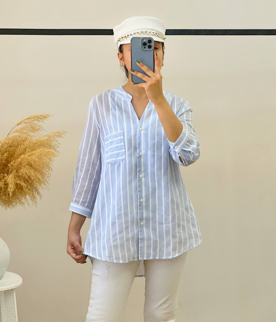 شومیز راه راه کد 2850