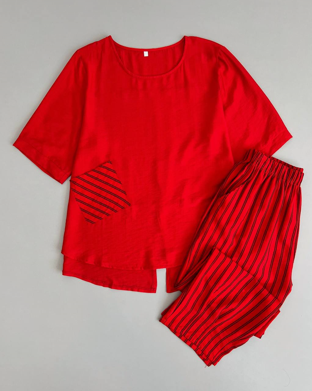 ست شومیز و شلوار راه راه کد 2862