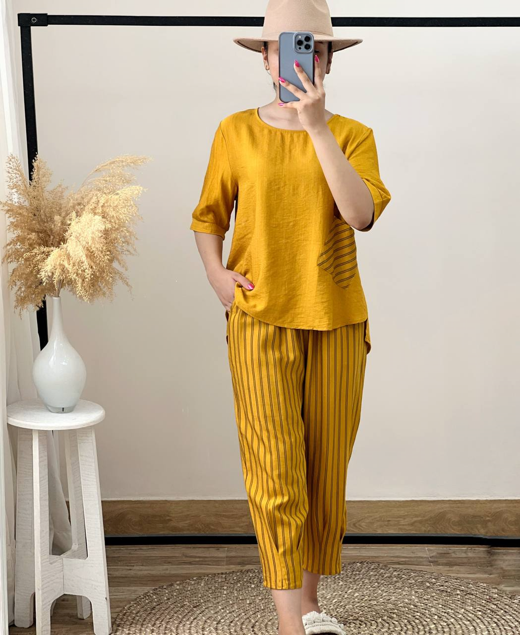 ست شومیز و شلوار راه راه کد 2862