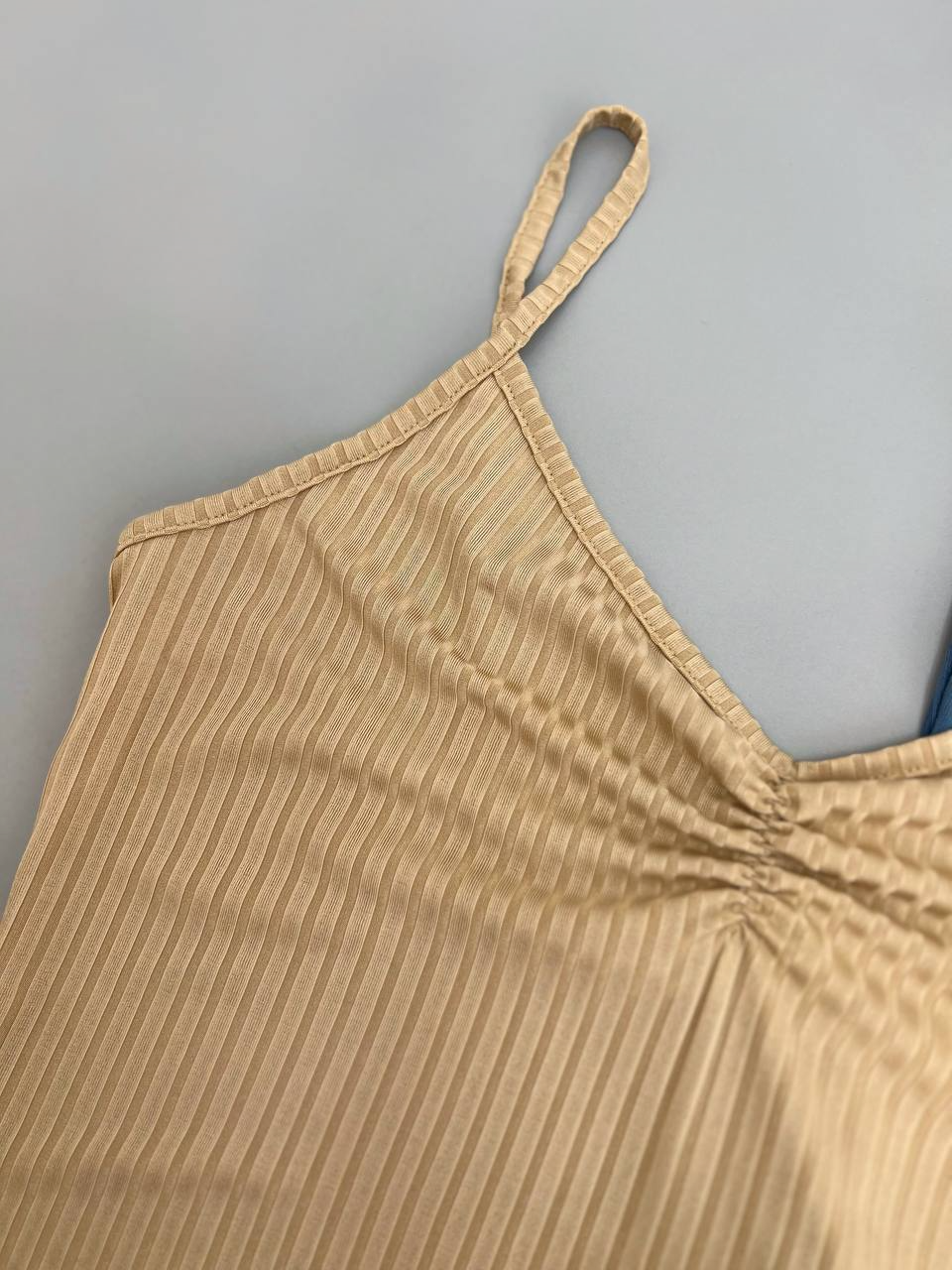 ست کراپ و شلوارک کبریتی کد 2863