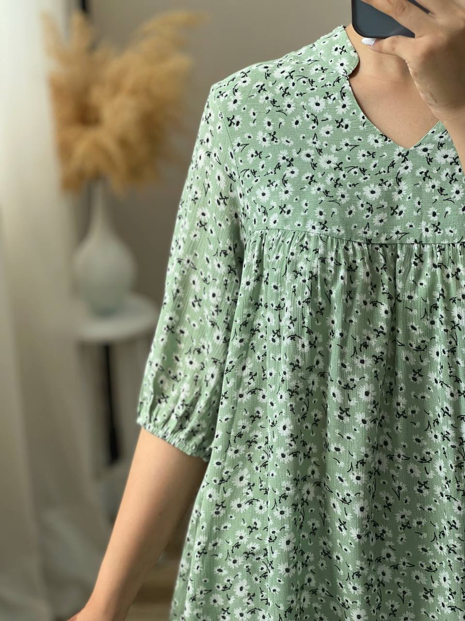 تونیک نخ کریشه گل ریز کد 2866