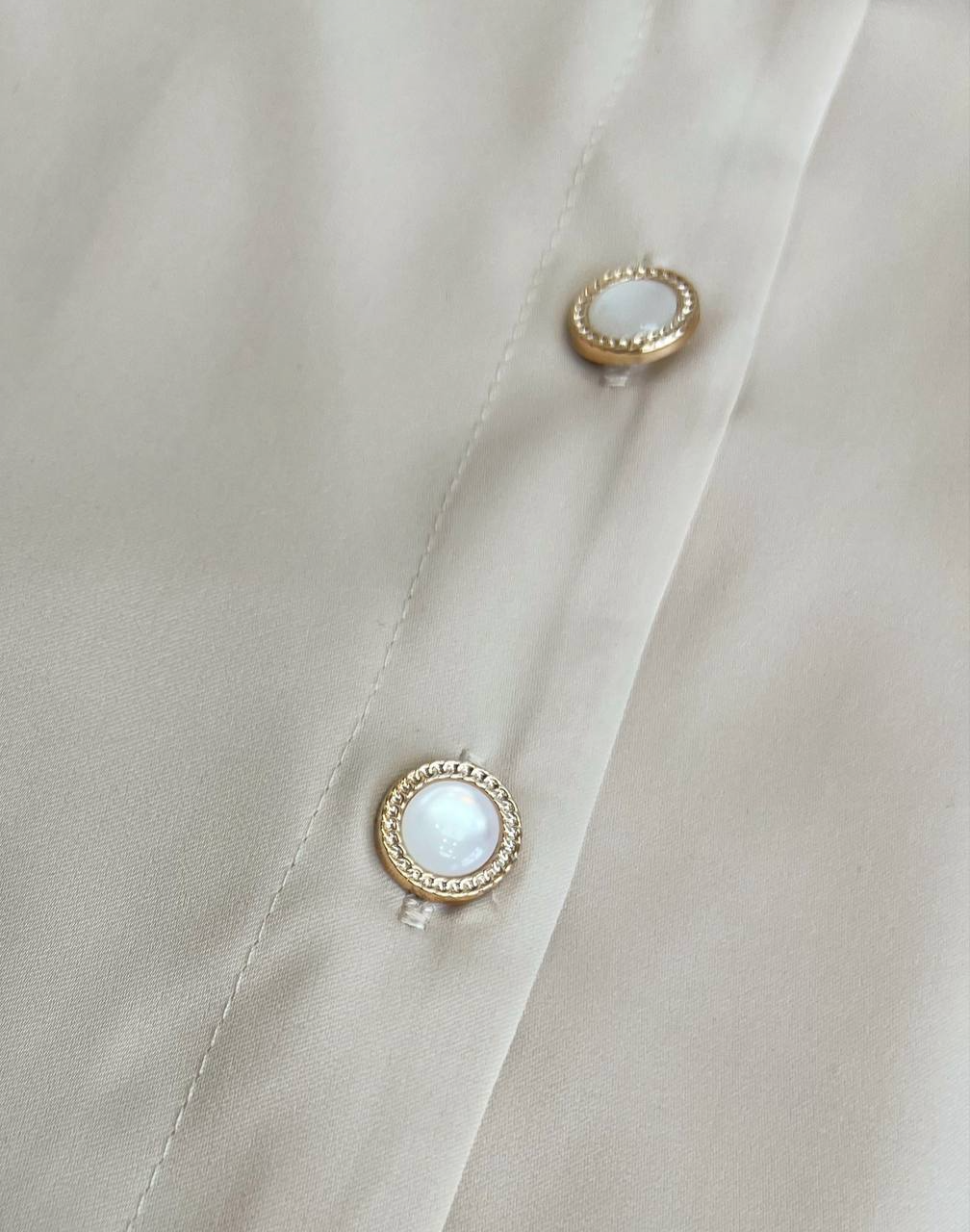 شومیز پاپیونی نوار گیپور کد 2868