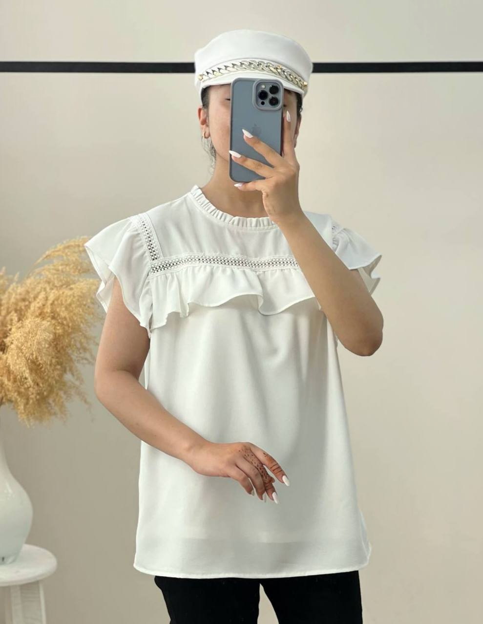 تاپ کرپ آستین چین آستردار کد 2869