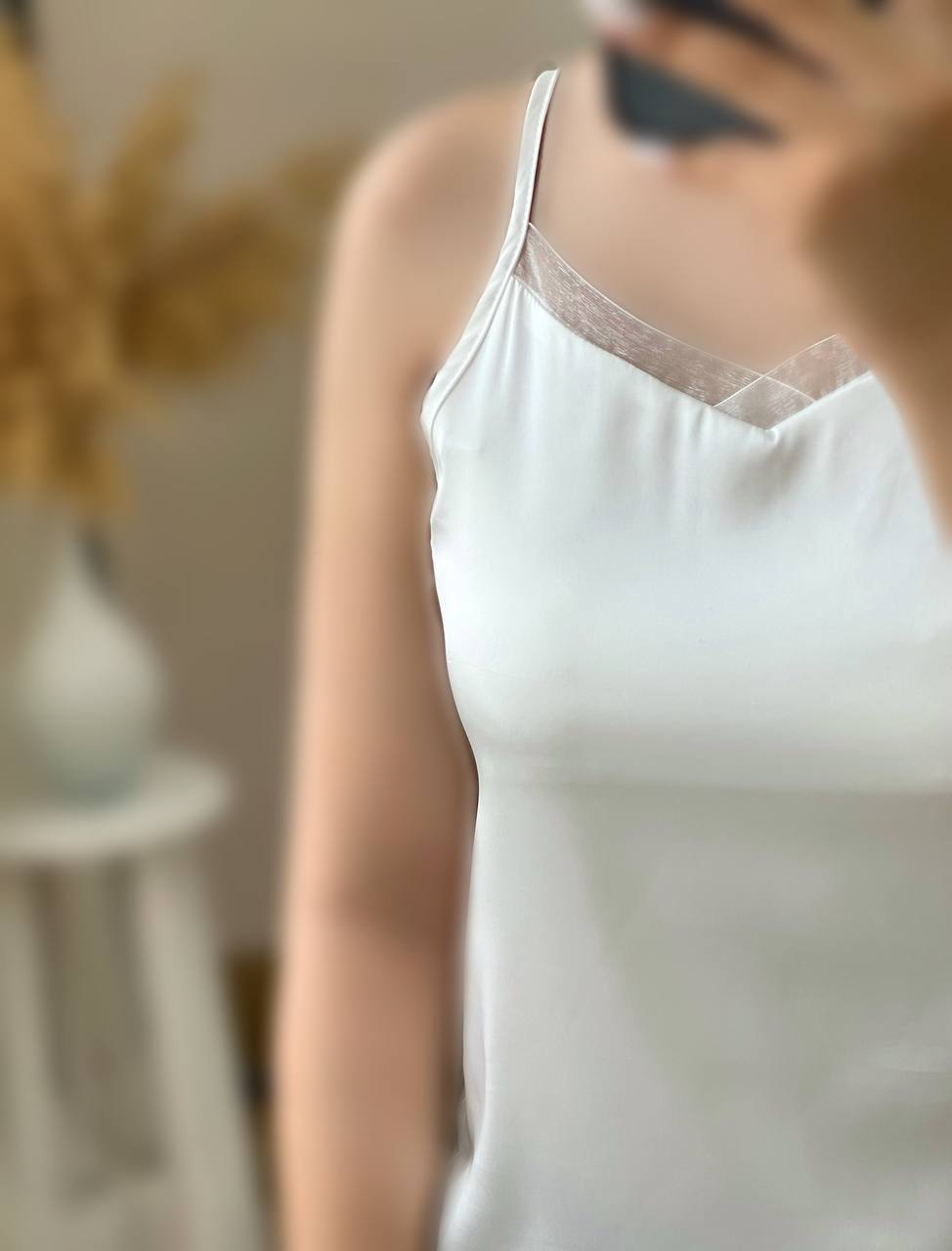 تاپ ساتن لبه ارگنزا کد 2890