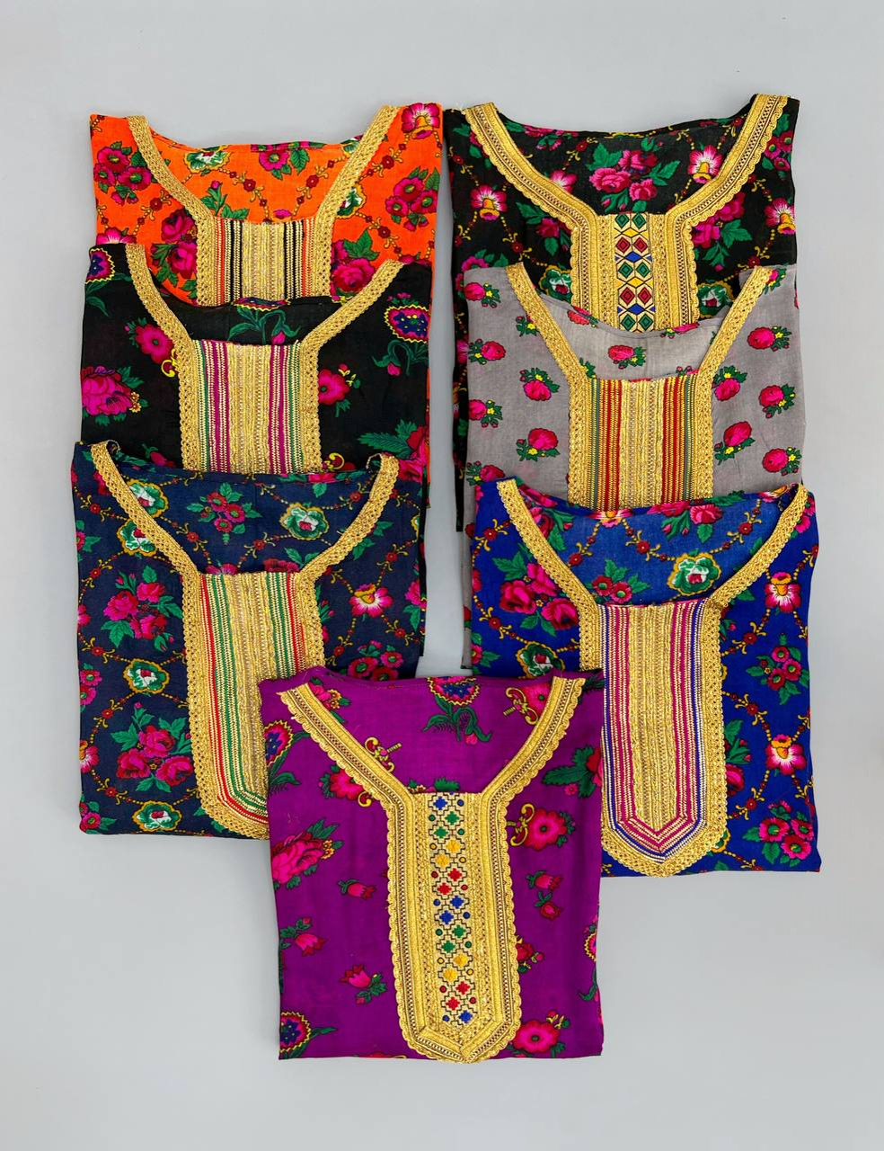 پیراهن هرمز گلابتون دوزی کد 2893