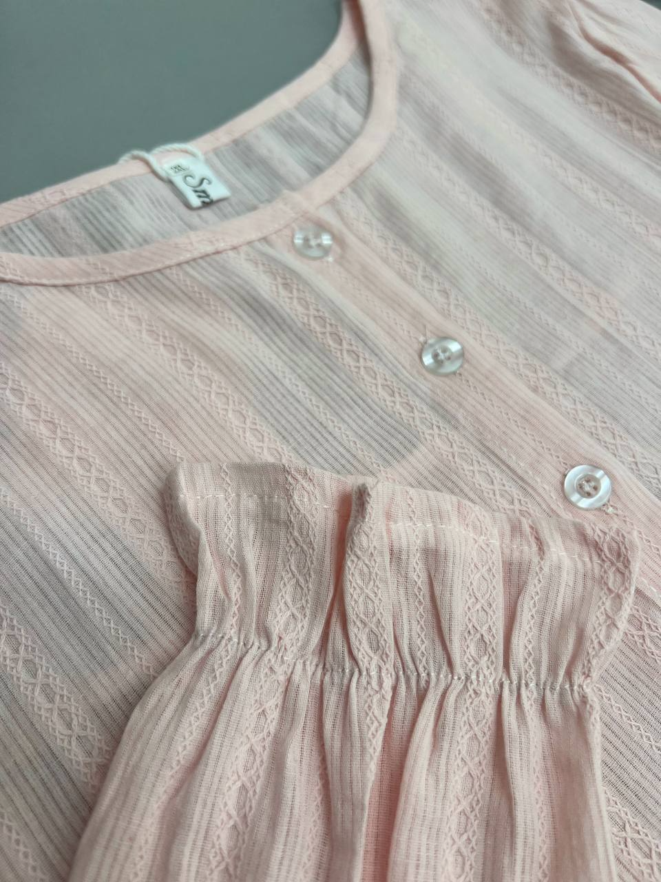 شومیز نخ خامه دوزی گل برجسته کد 2899