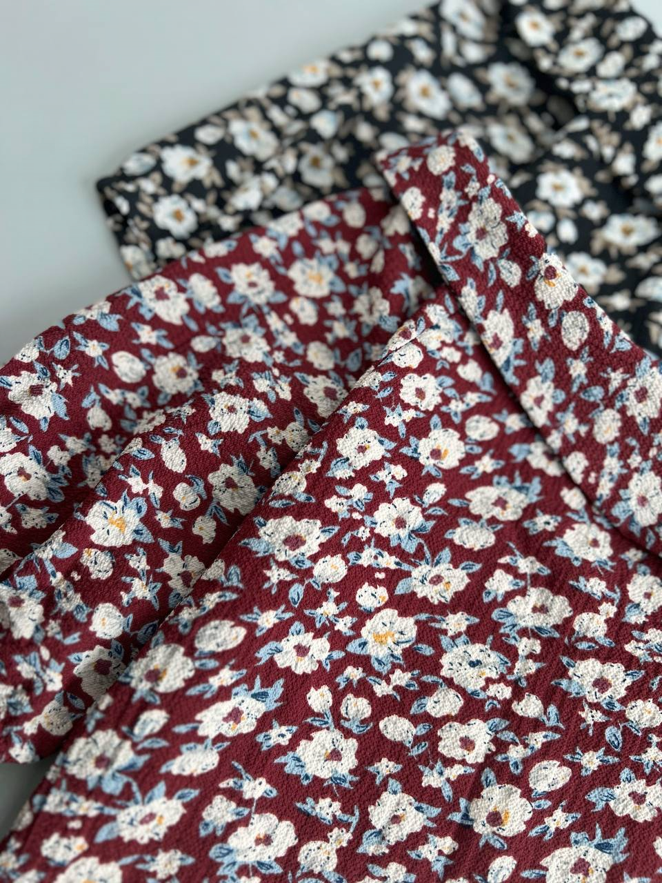 شومیز کرپ سرشانه باز کد 2907