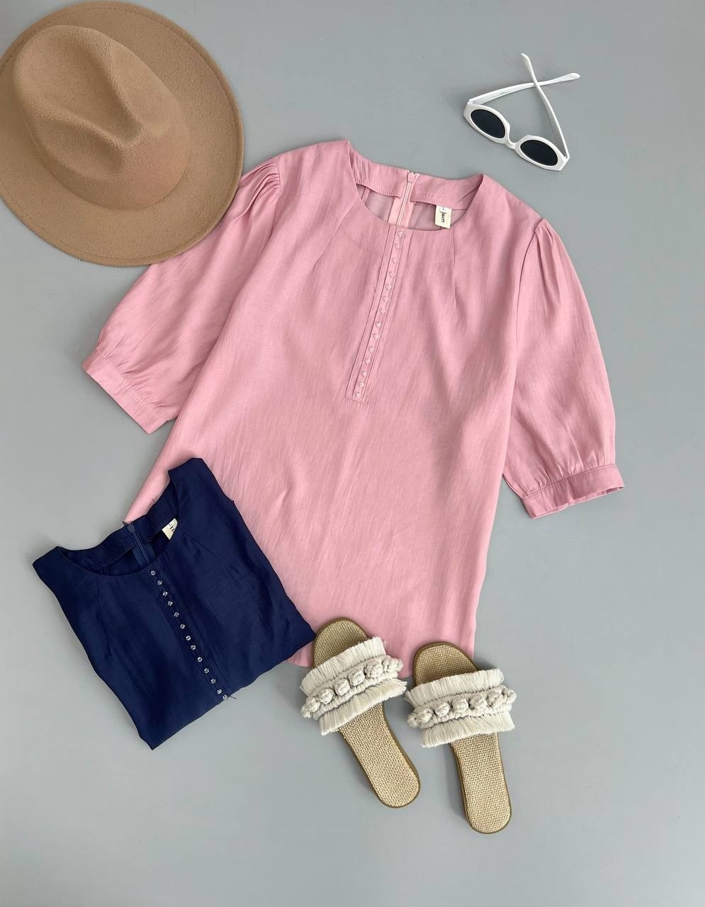 شومیز آستین سه ربع کد 2915