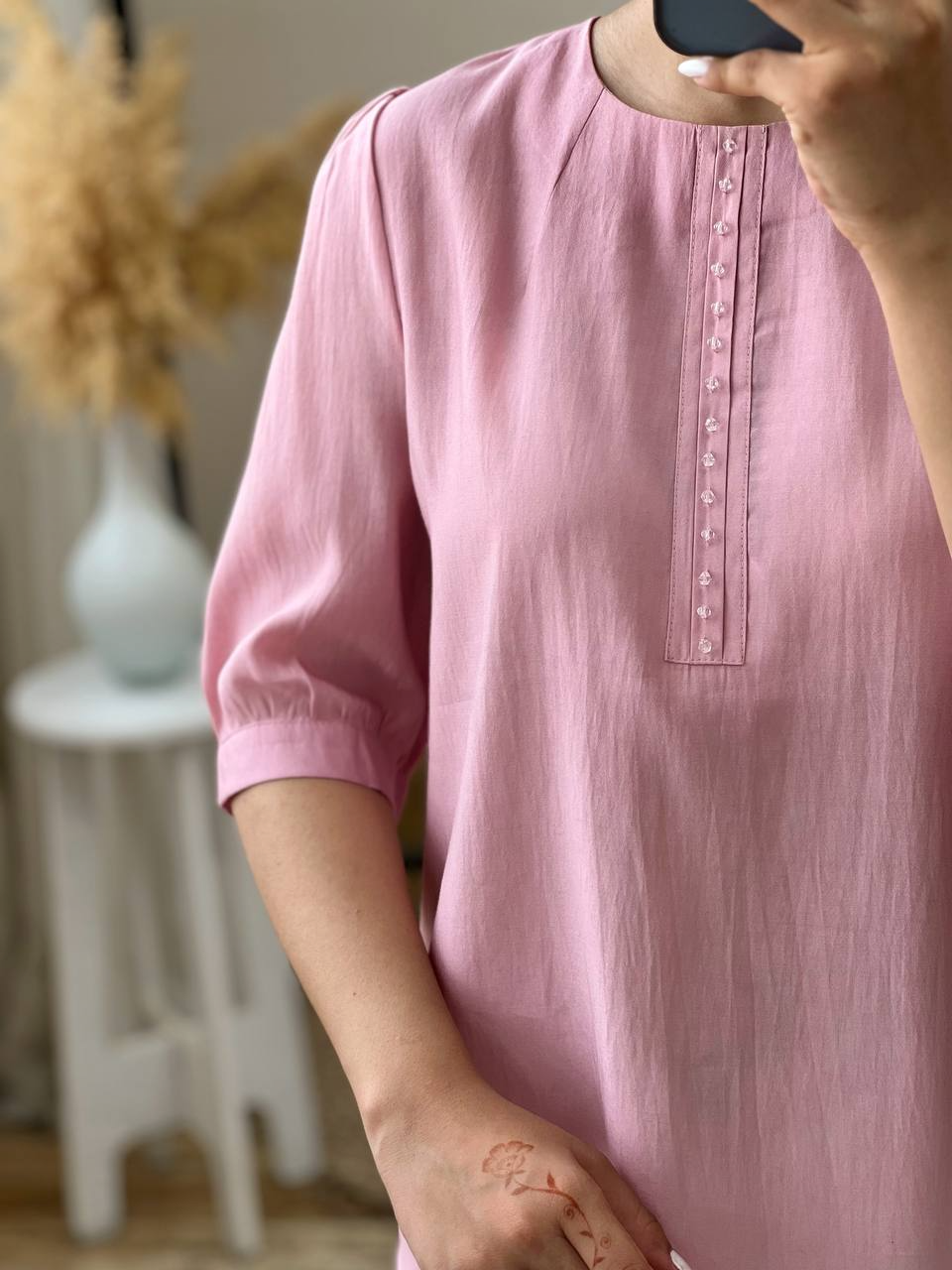 شومیز آستین سه ربع کد 2915