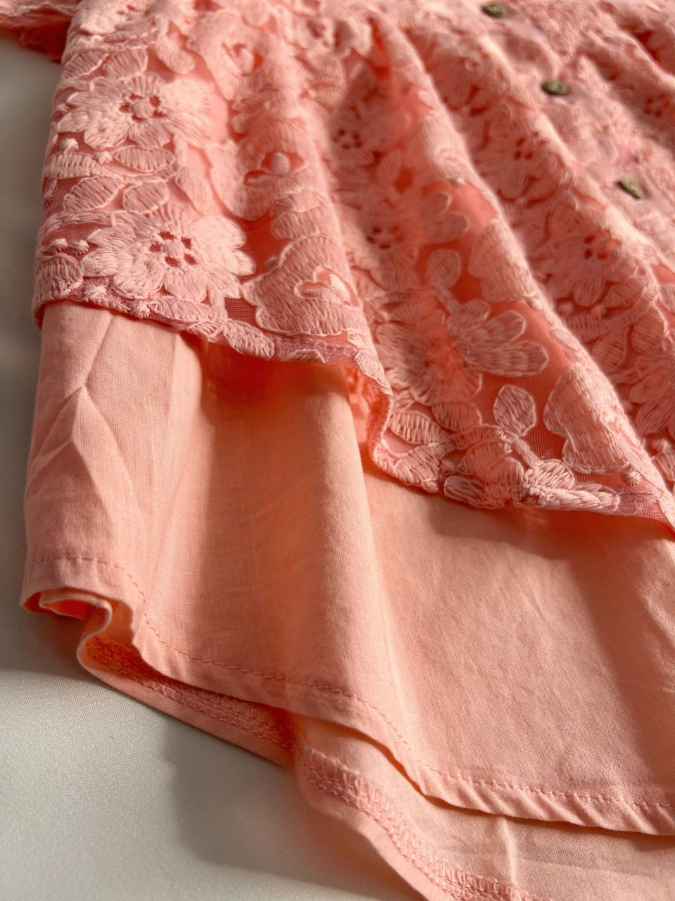 شومیز گیپور جلو دکمه کد 2916