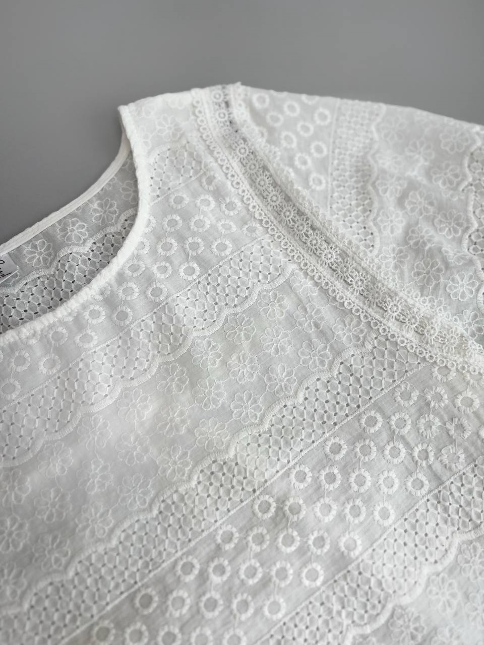 شومیز تمام خامه دوزی کد 2918