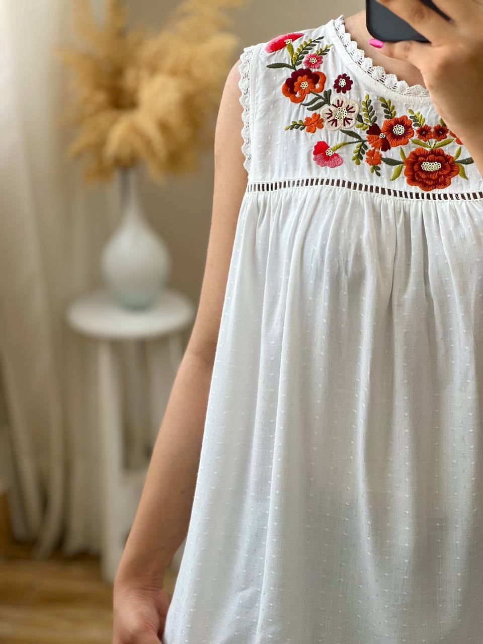 تاپ نخ گلدوزی شده از برند ANANY کد 2920