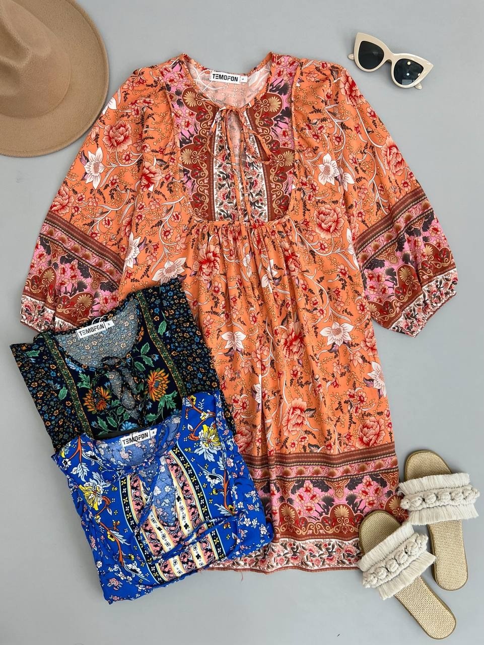 تونیک نخ جلو منگوله دار کد 2923